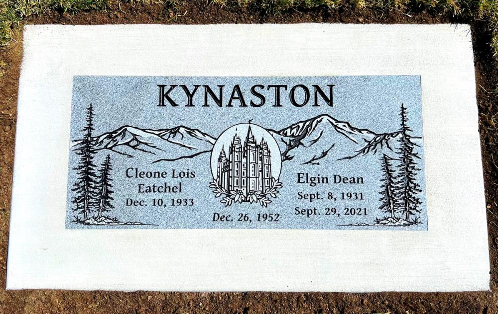 Companion Flush Mounts by Utah Headstone Design