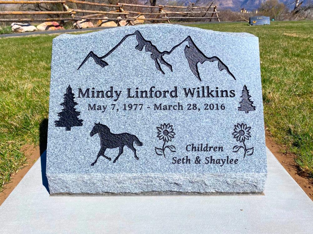 Individual Slants by Utah Headstone Design