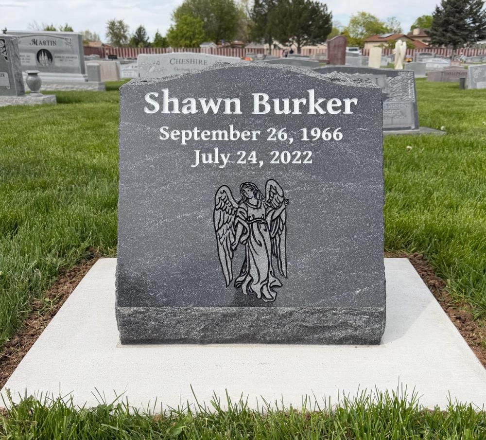 Individual Slants by Utah Headstone Design
