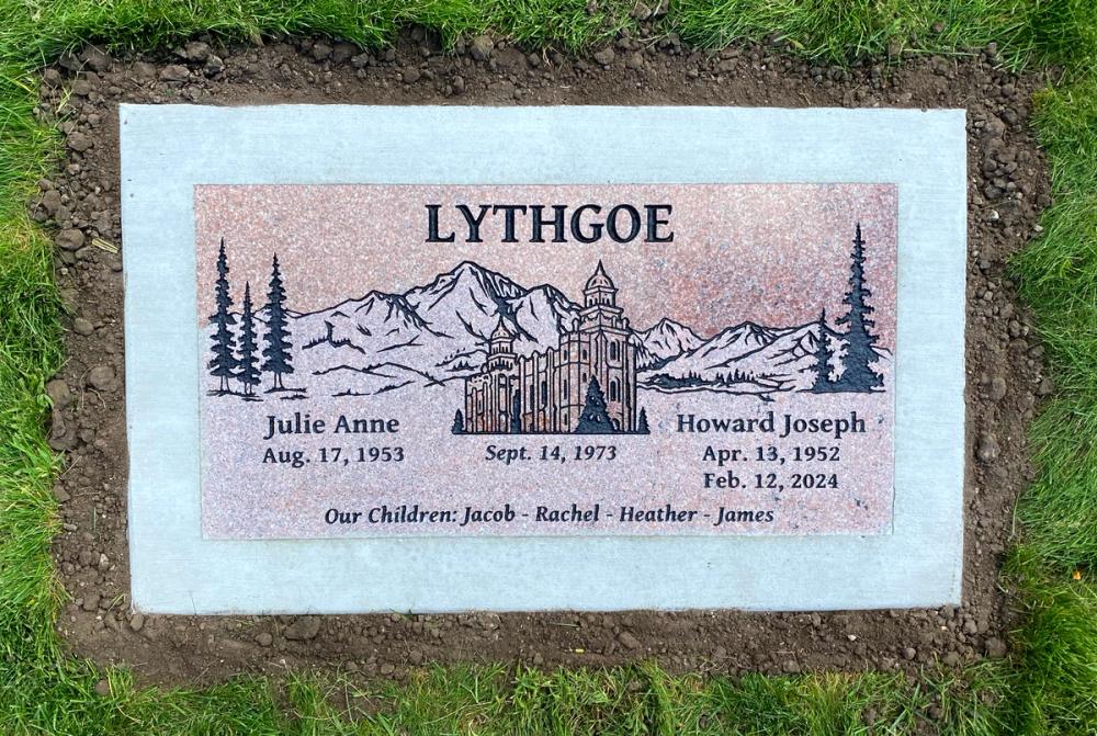 Companion Flush Mounts by Utah Headstone Design