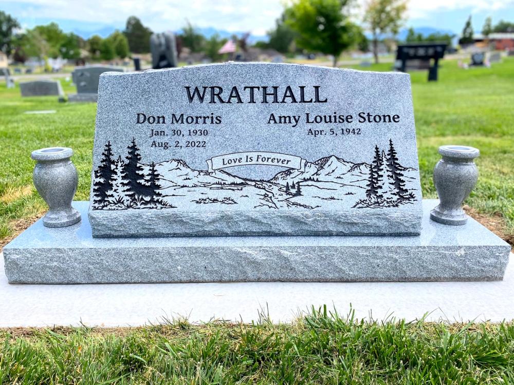 Companion Slants by Utah Headstone Design