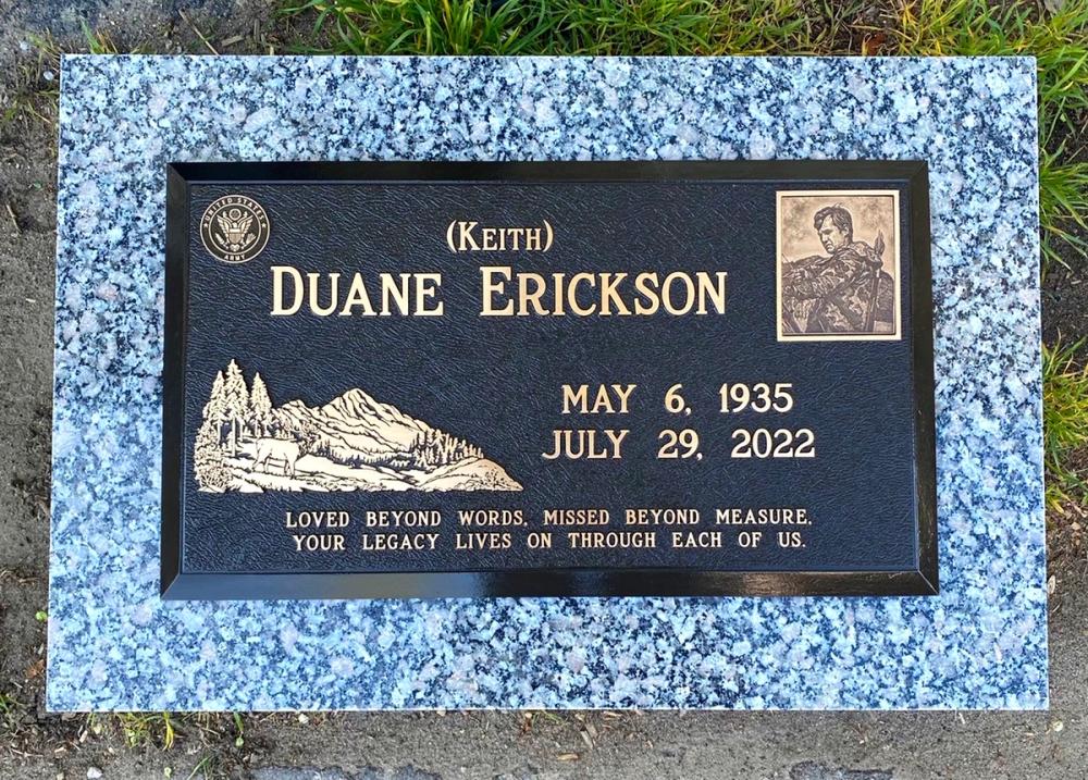 Bronze Headstones by Utah Headstone Design