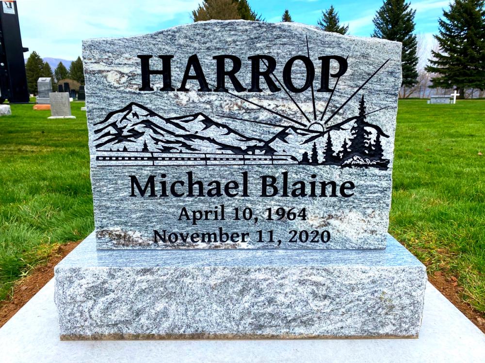 Individual Uprights by Utah Headstone Design