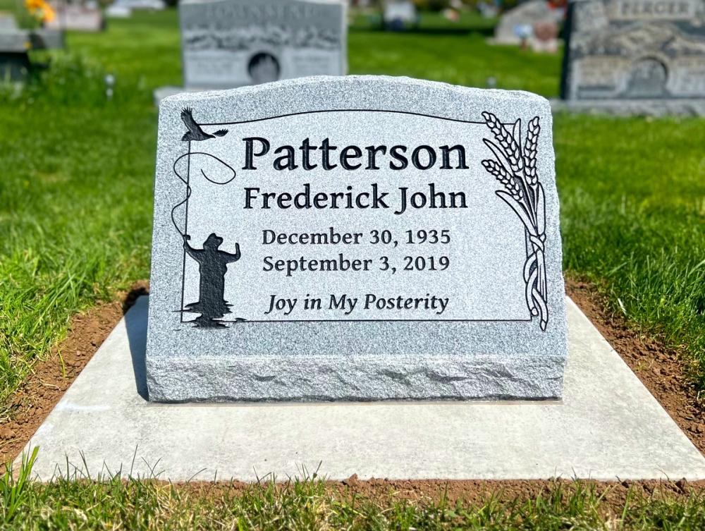 Individual Slants by Utah Headstone Design