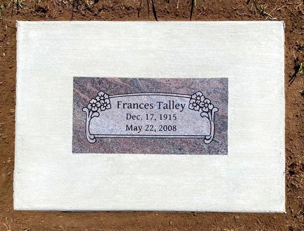 Individual Flush Mounts by Utah Headstone Design