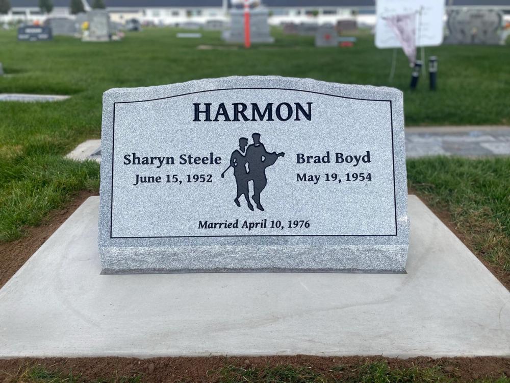 Companion Slants by Utah Headstone Design