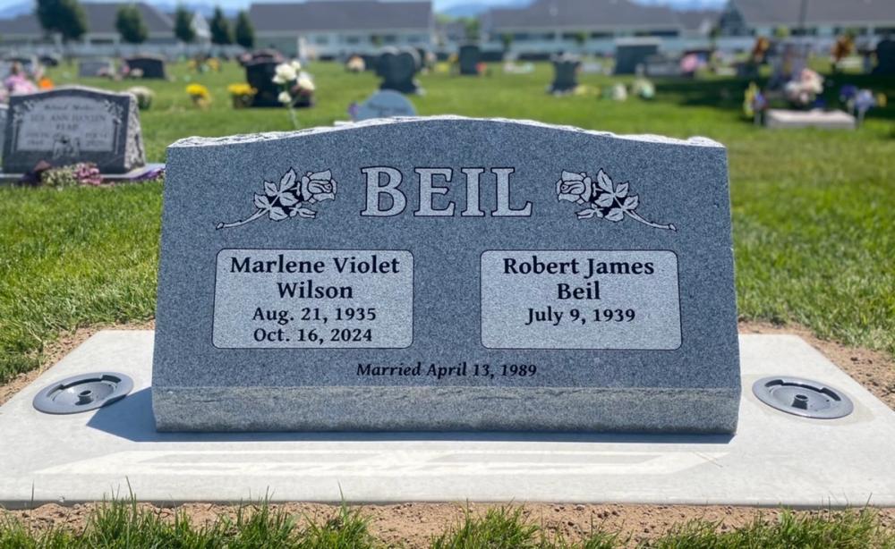Companion Slants by Utah Headstone Design