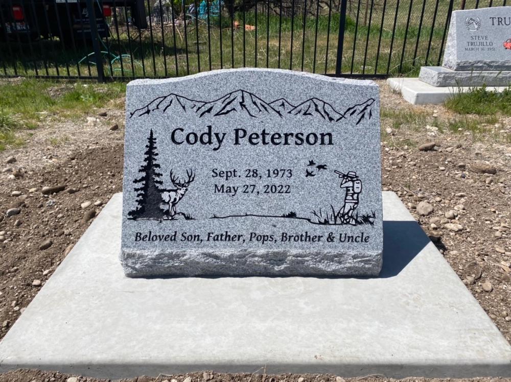 Individual Slants by Utah Headstone Design