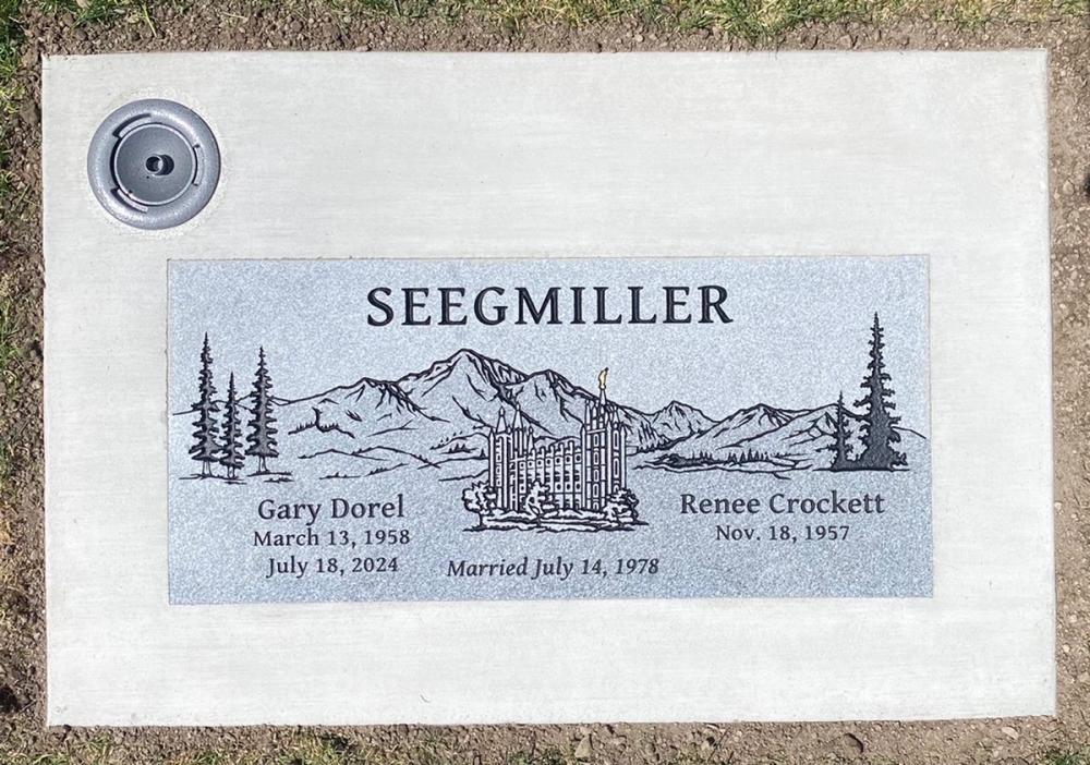 Companion Flush Mounts by Utah Headstone Design