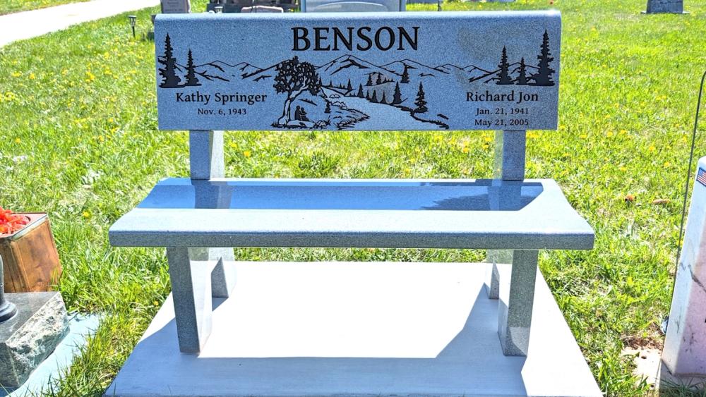 Benches by Utah Headstone Design