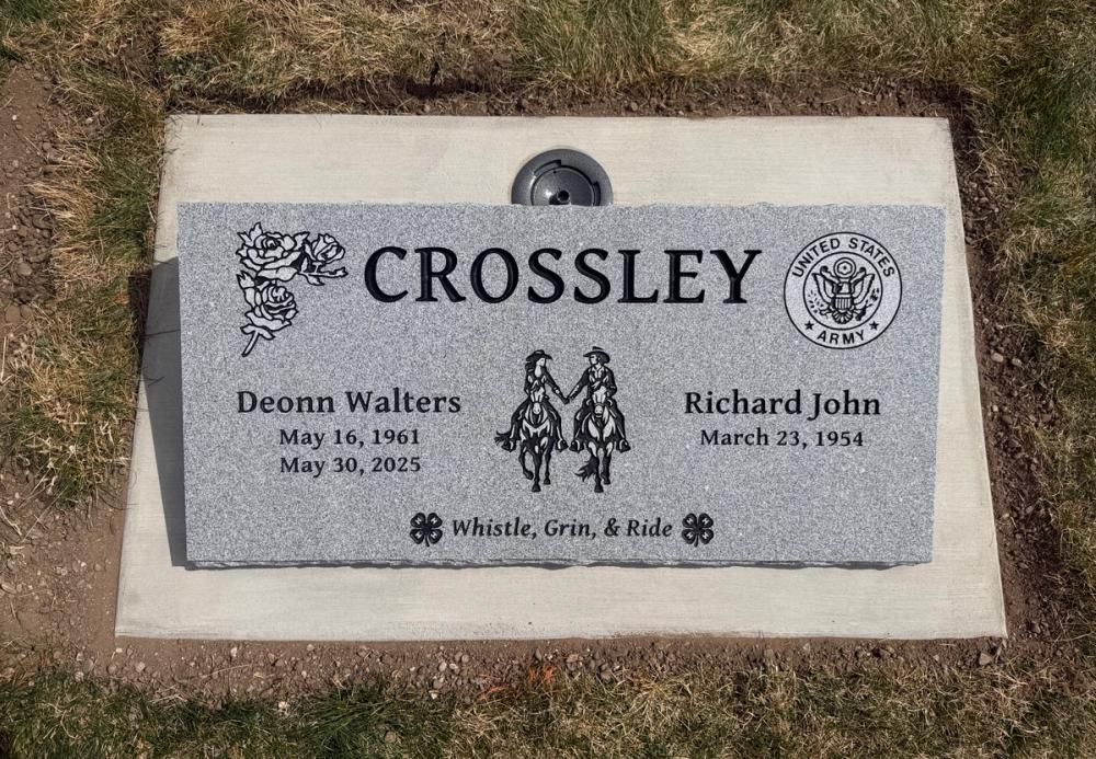 Companion Flush Mounts by Utah Headstone Design