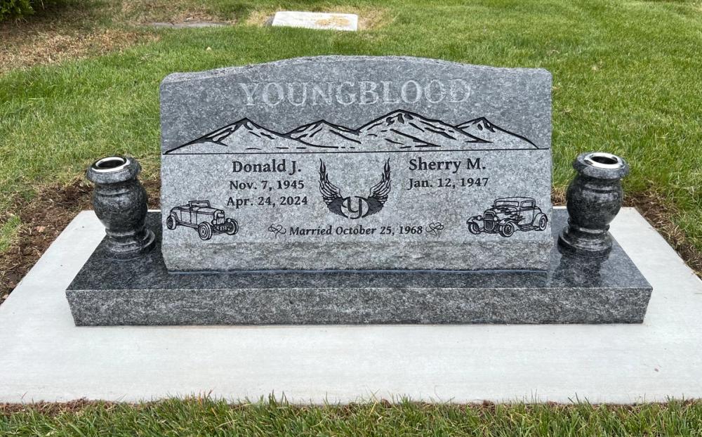 Companion Slants by Utah Headstone Design