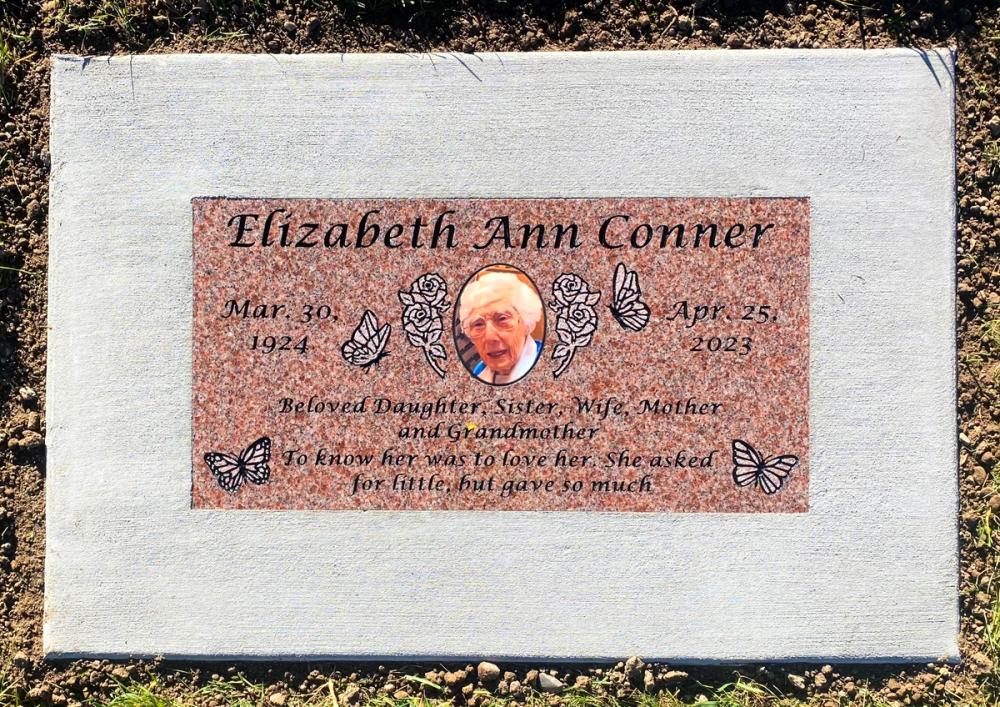 Individual Flush Mounts by Utah Headstone Design