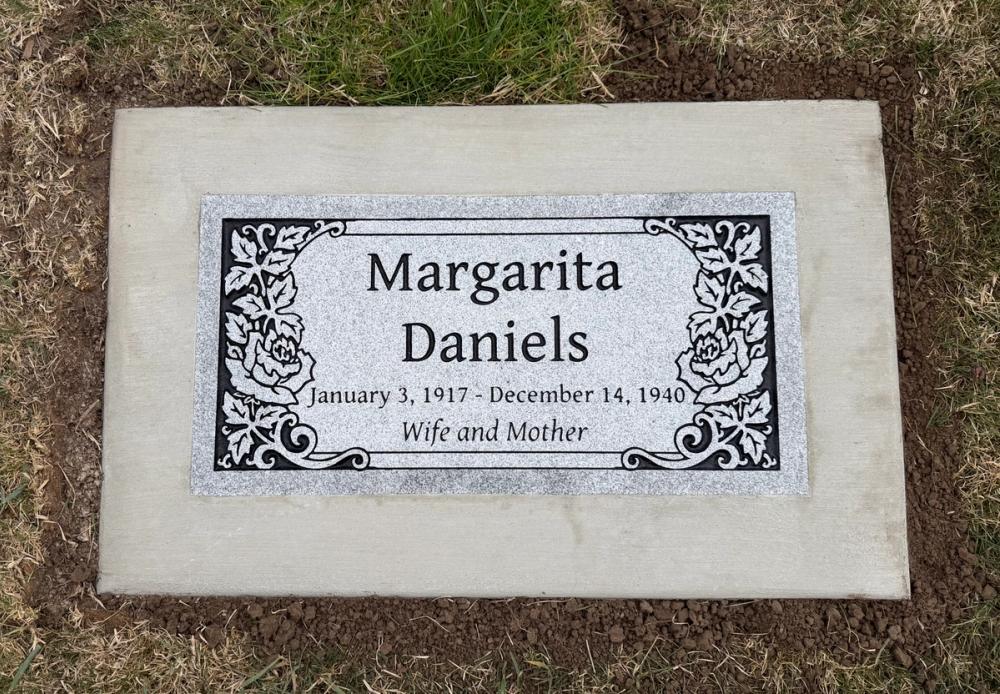 Individual Flush Mounts by Utah Headstone Design
