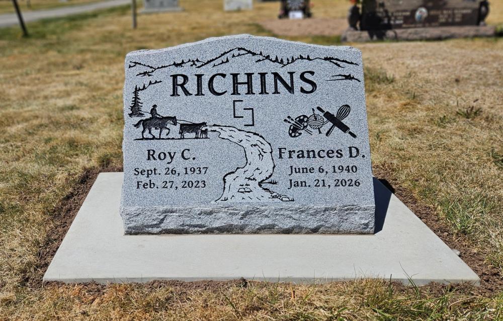 Companion Slants by Utah Headstone Design