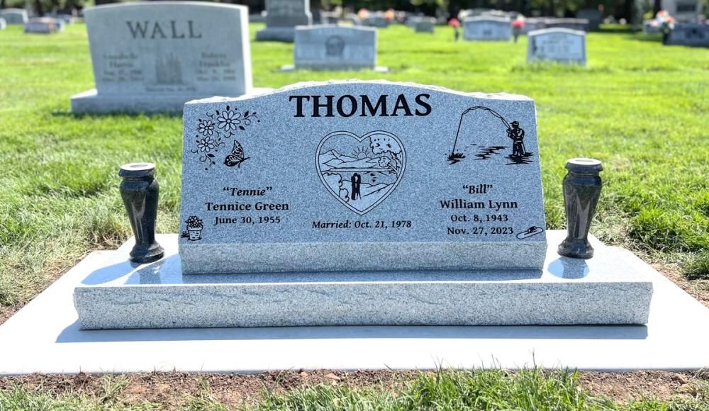 Companion Slants by Utah Headstone Design