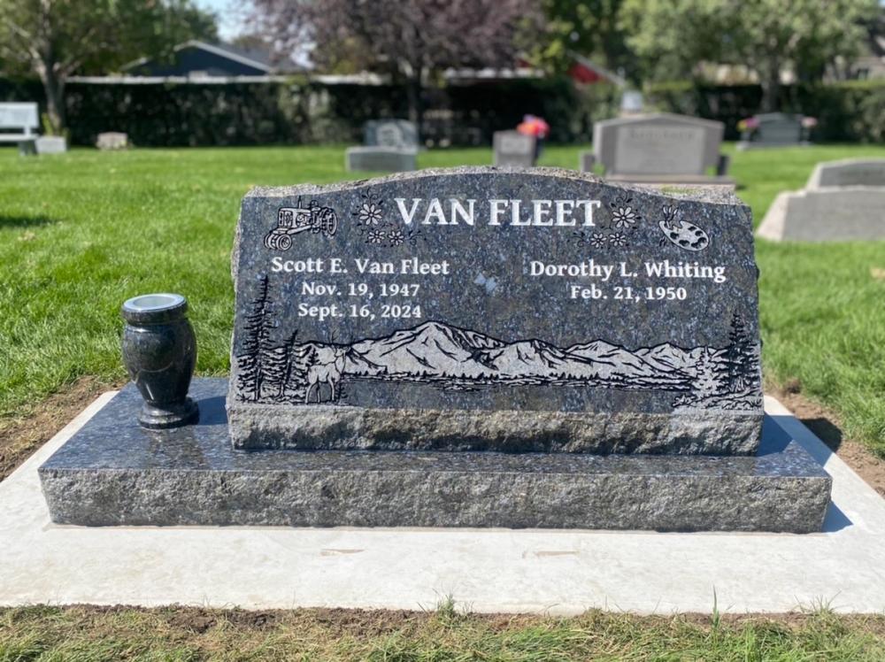 Companion Slants by Utah Headstone Design