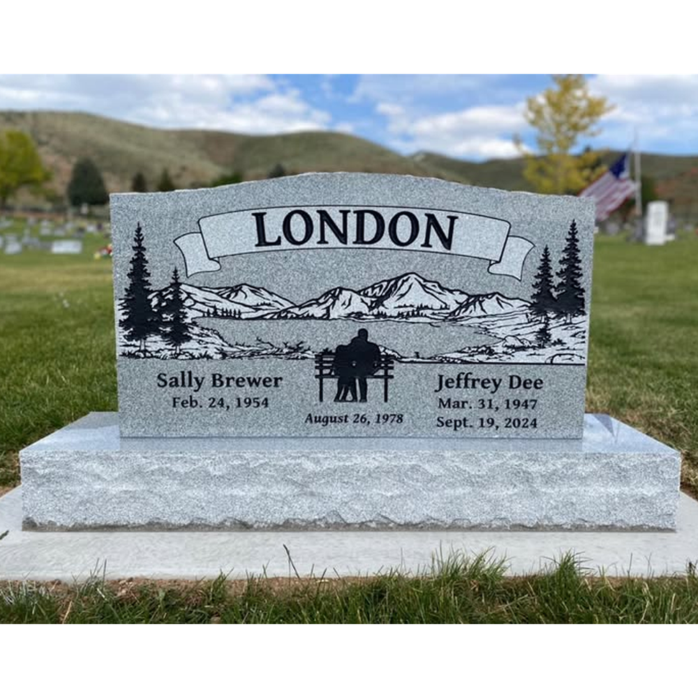 Companion Upright Headstone