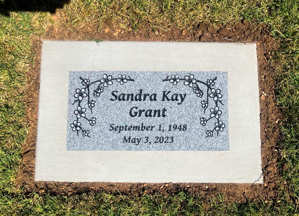Individual Flush Mounts by Utah Headstone Design