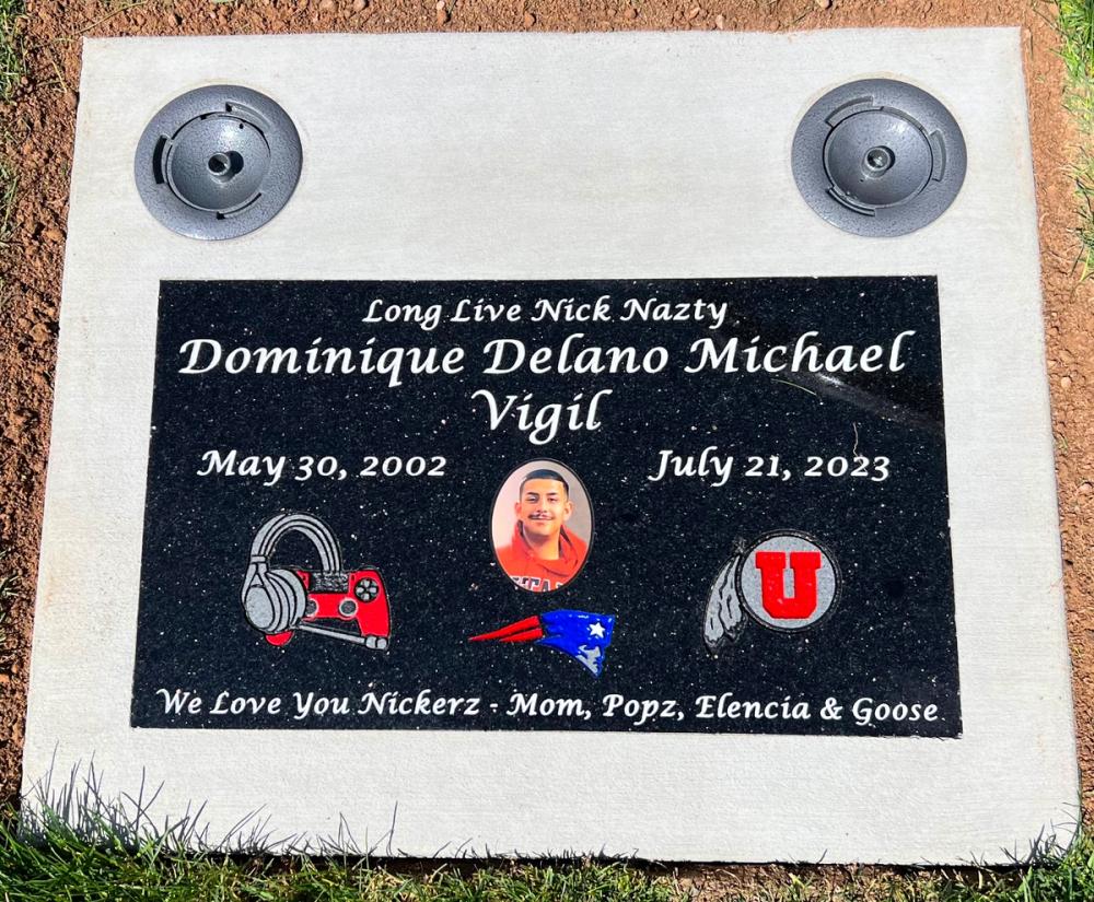 Individual Flush Mounts by Utah Headstone Design
