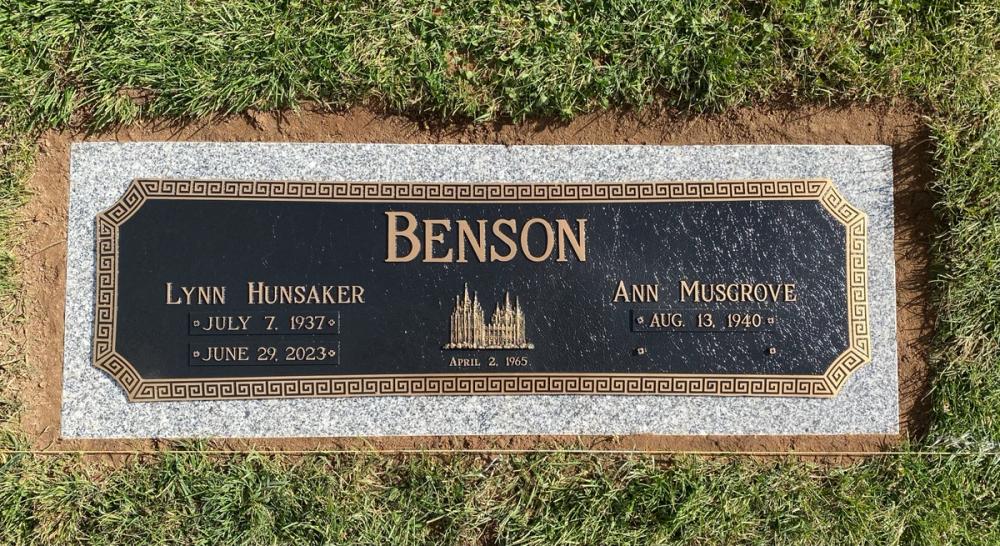 Bronze Headstones by Utah Headstone Design