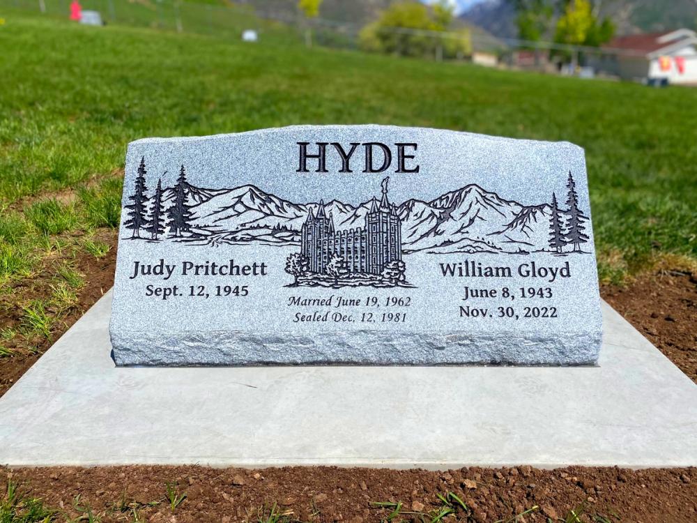 Companion Slants by Utah Headstone Design