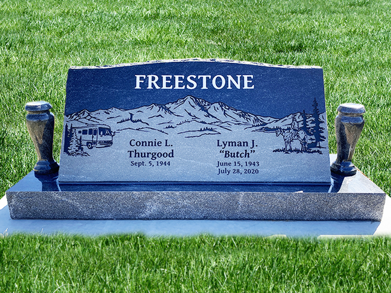 Companion Slants by Utah Headstone Design