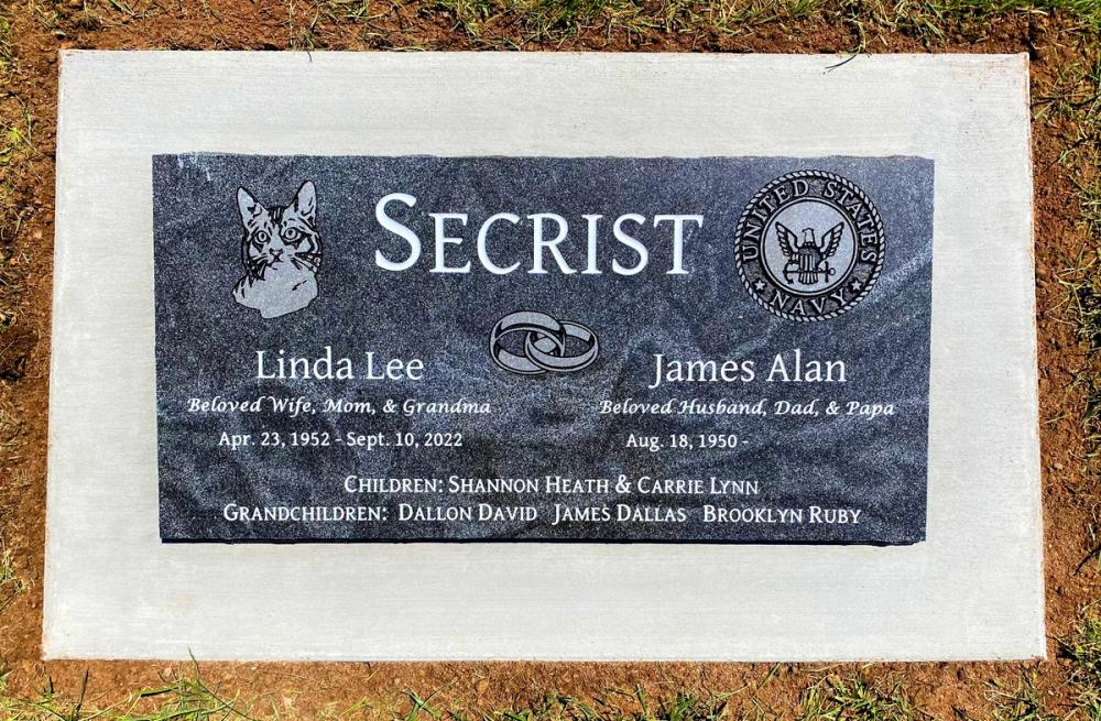 Companion Flush Mounts by Utah Headstone Design