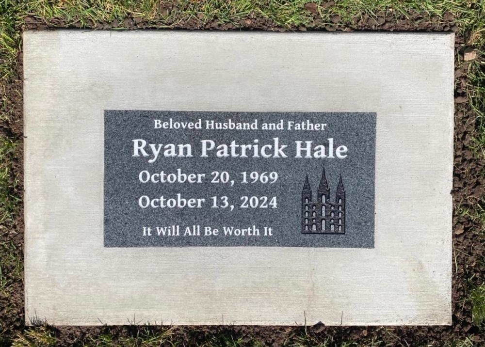Individual Flush Mounts by Utah Headstone Design