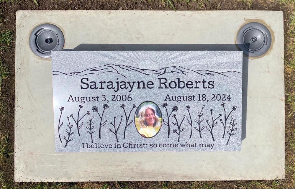 Individual Flush Mounts by Utah Headstone Design