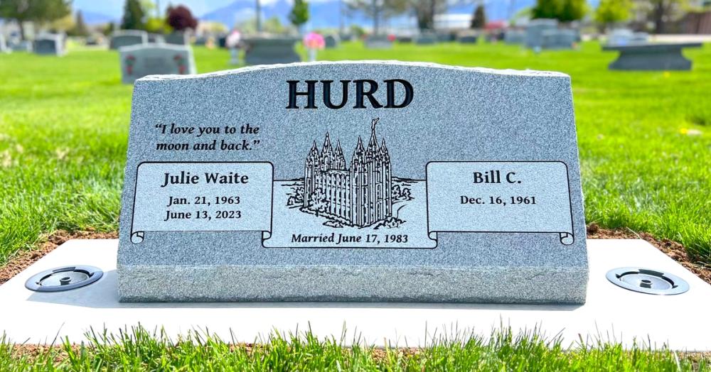 Companion Slants by Utah Headstone Design