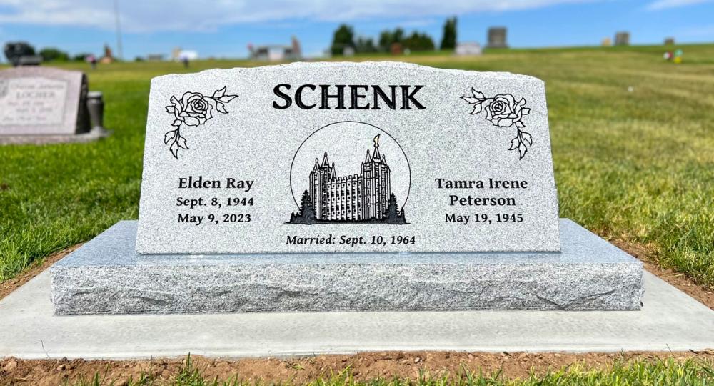 Companion Slants by Utah Headstone Design