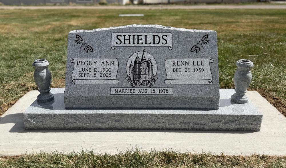 Companion Slants by Utah Headstone Design