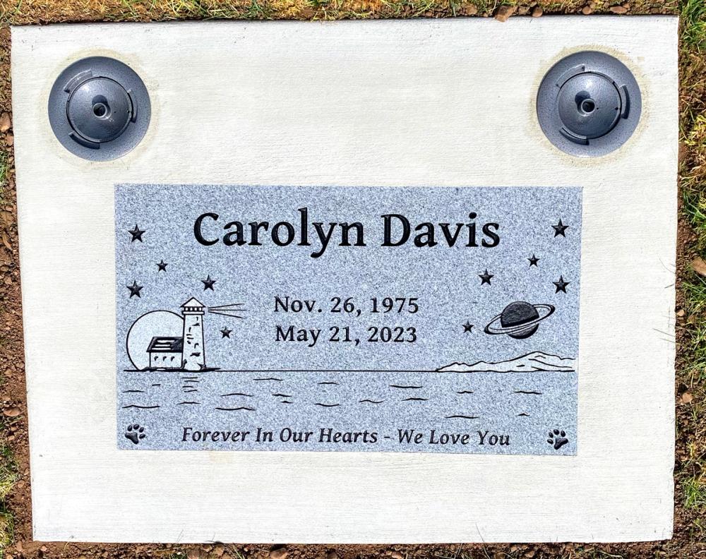 Individual Flush Mounts by Utah Headstone Design