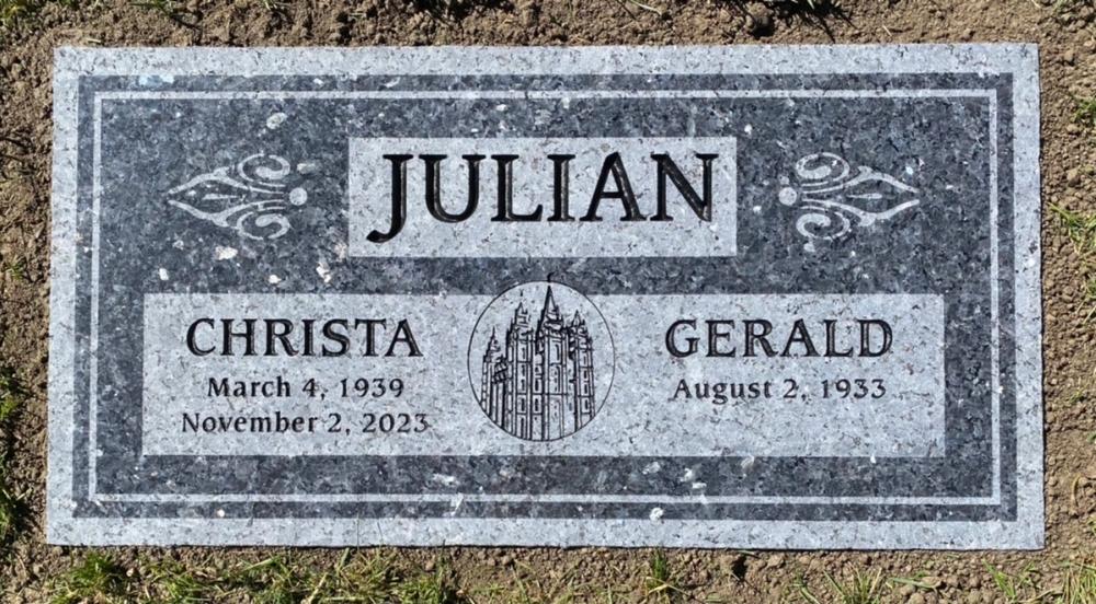 Companion Flush Mounts by Utah Headstone Design
