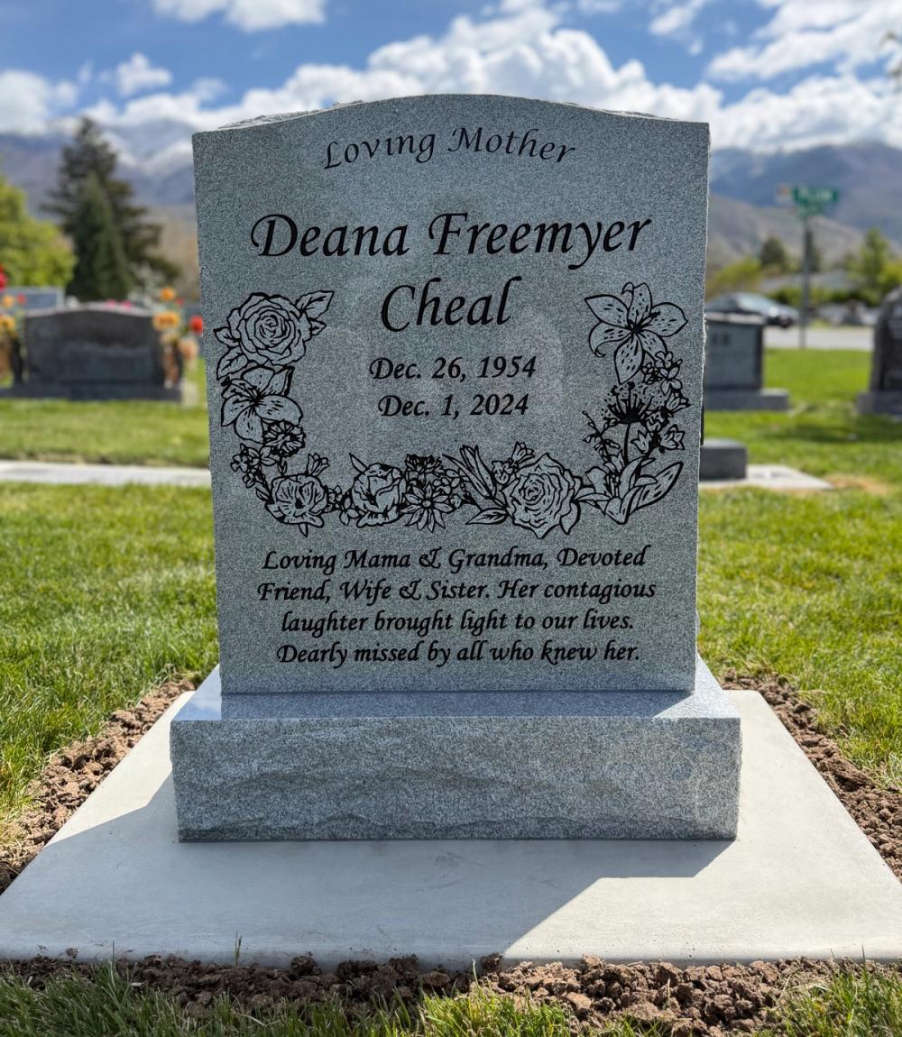 Individual Uprights by Utah Headstone Design