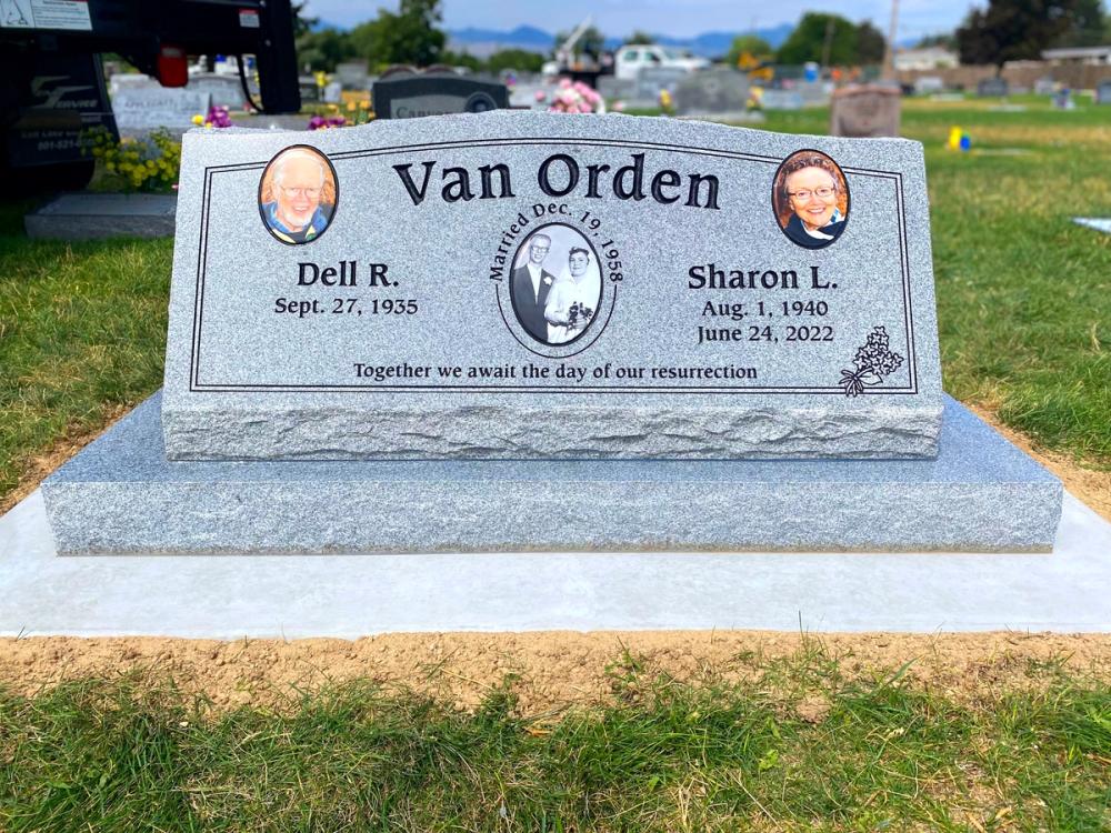 Companion Slants by Utah Headstone Design