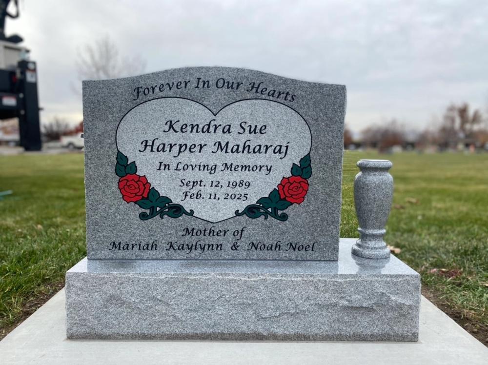 Individual Uprights by Utah Headstone Design