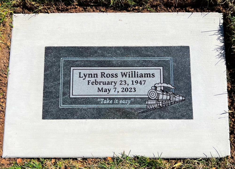 Individual Flush Mounts by Utah Headstone Design