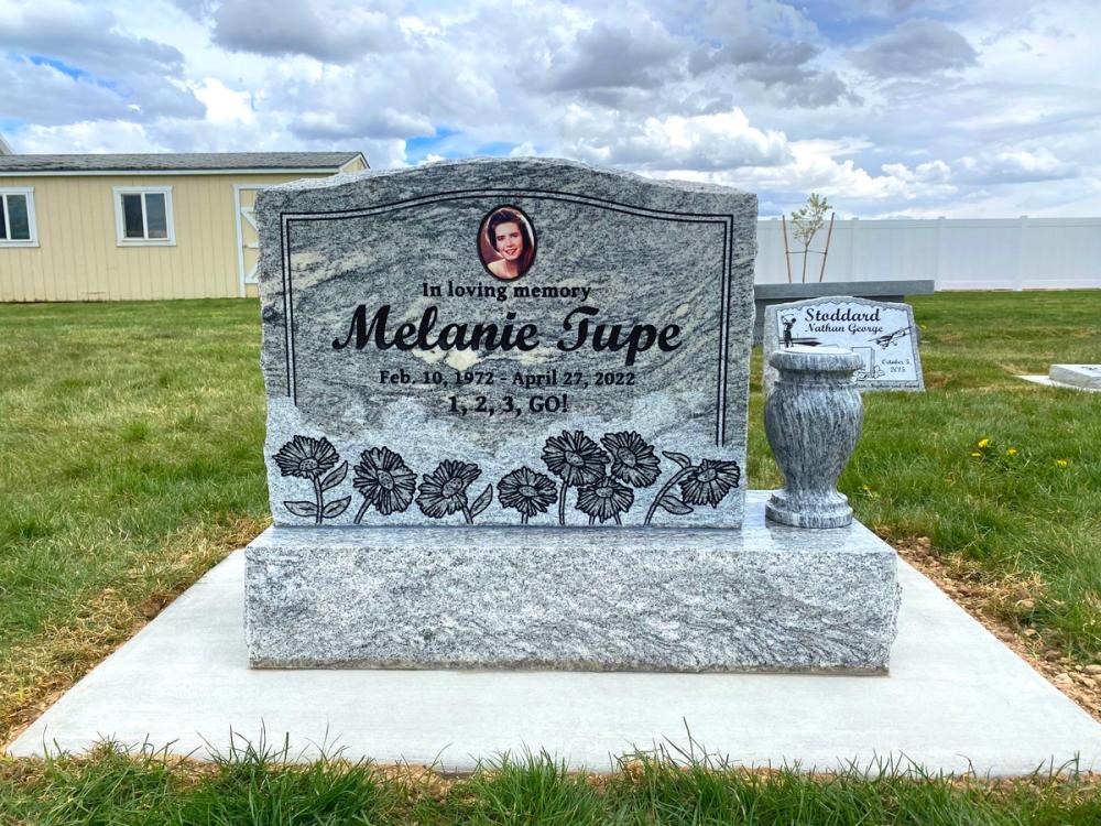 Individual Uprights by Utah Headstone Design