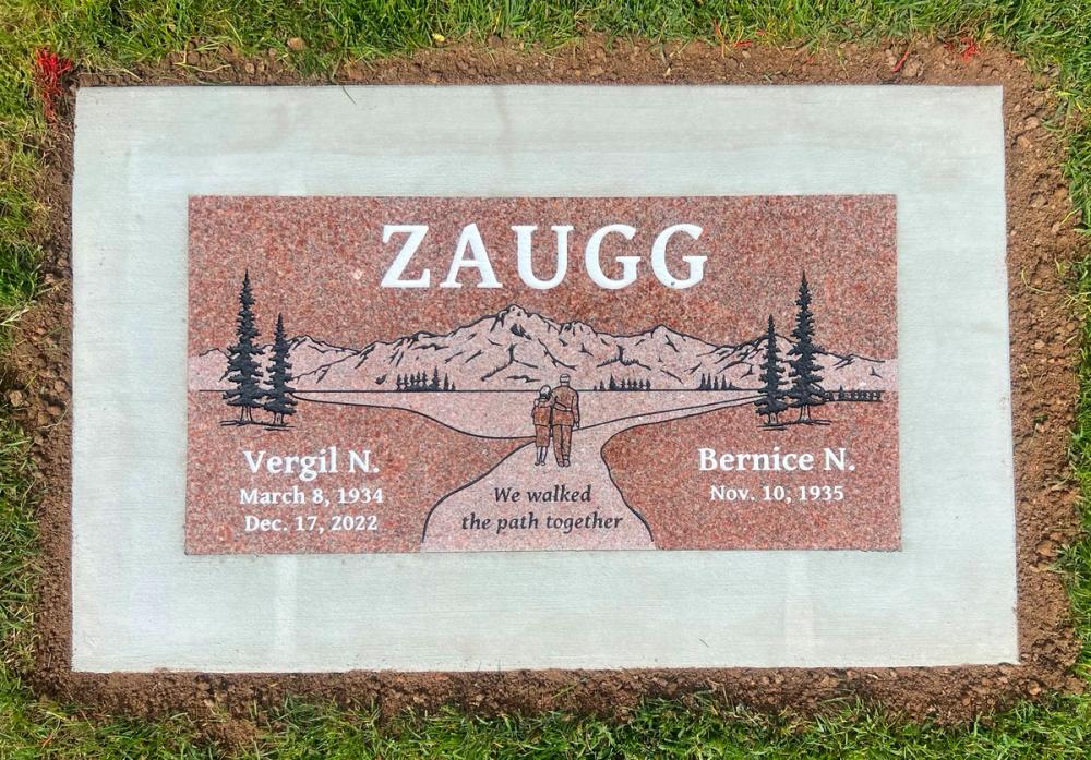 Companion Flush Mounts by Utah Headstone Design