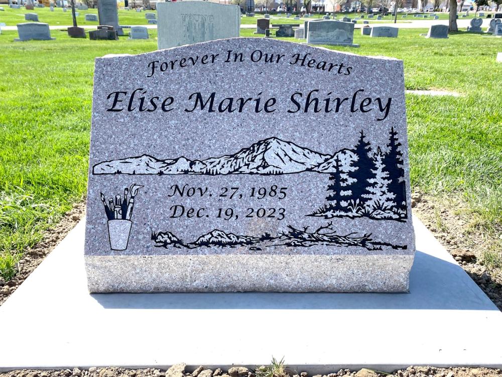 Individual Slants by Utah Headstone Design