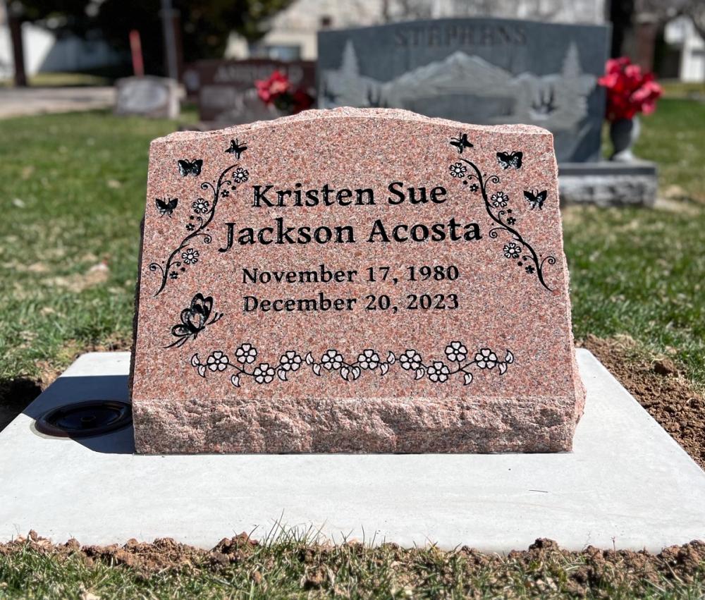 Individual Slants by Utah Headstone Design