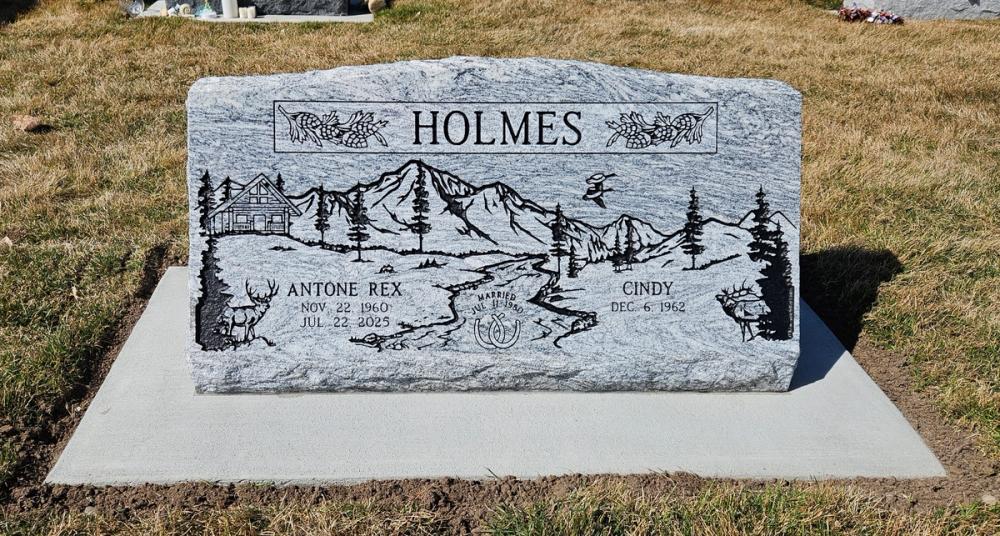 Companion Slants by Utah Headstone Design