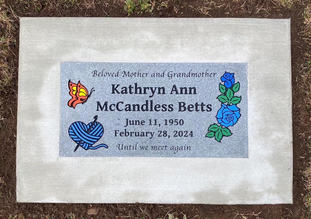 Individual Flush Mounts by Utah Headstone Design