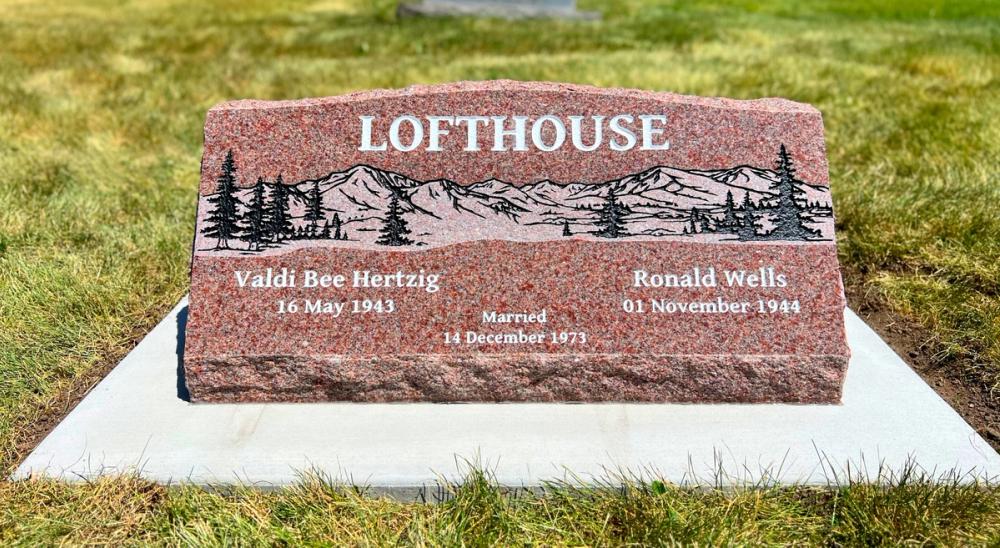Companion Slants by Utah Headstone Design