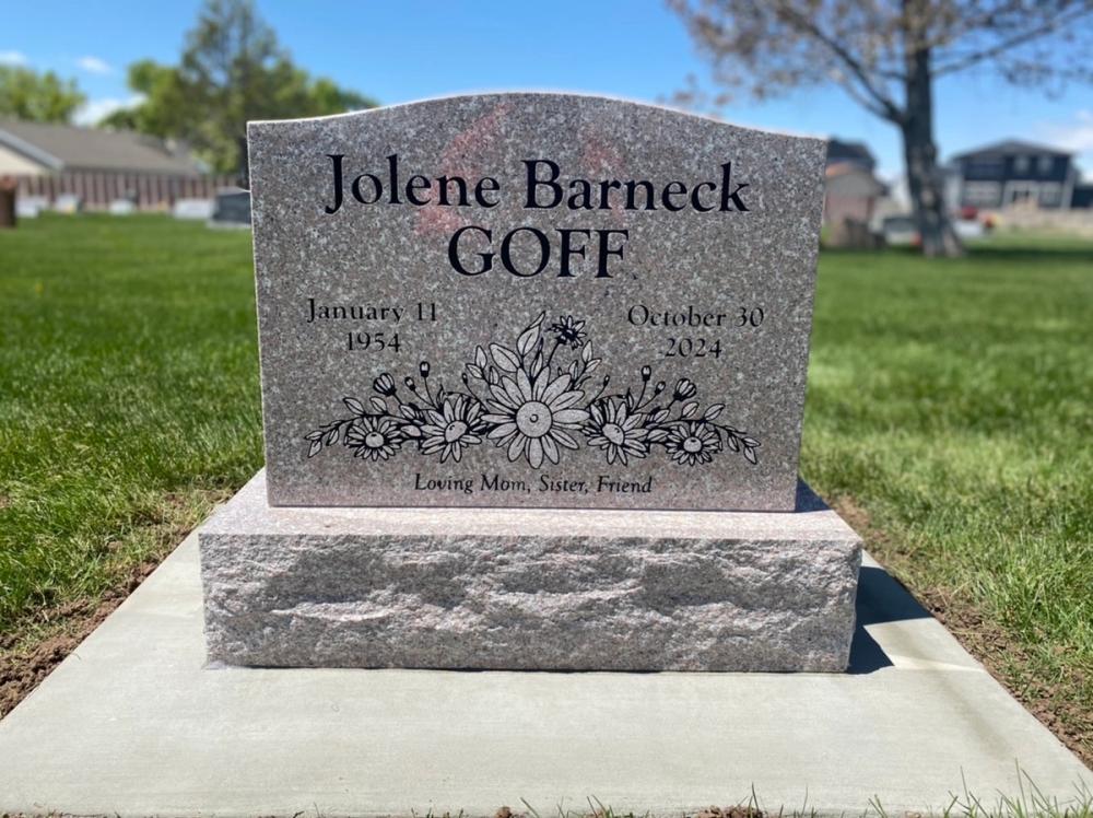 Individual Uprights by Utah Headstone Design