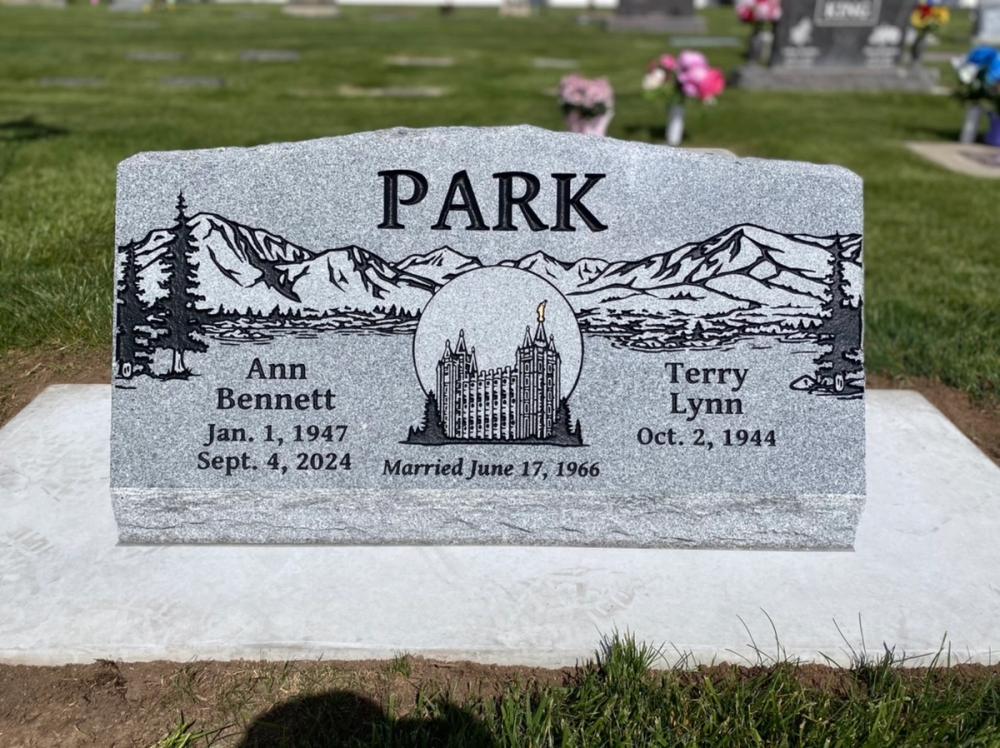 Companion Slants by Utah Headstone Design