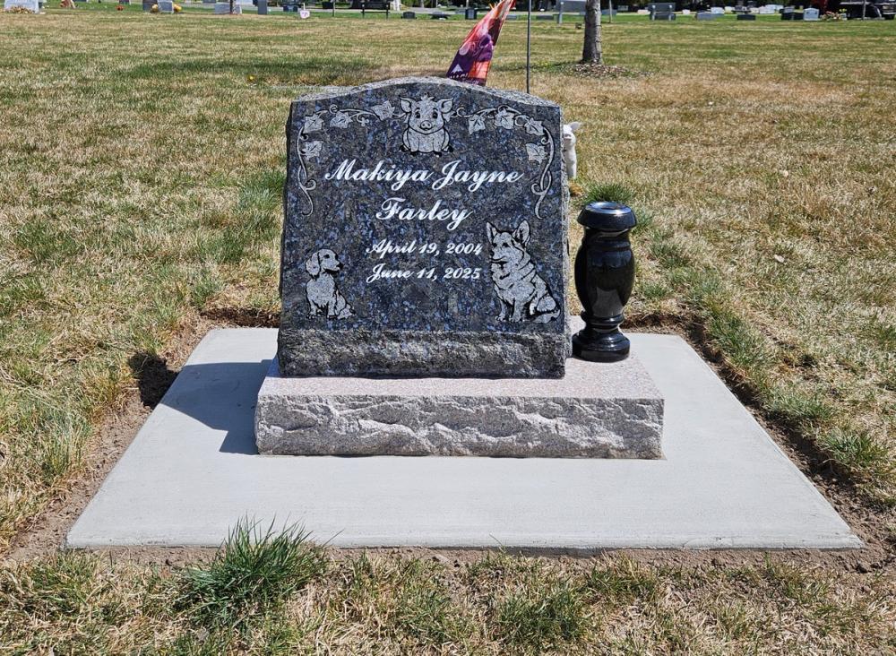 Individual Slants by Utah Headstone Design