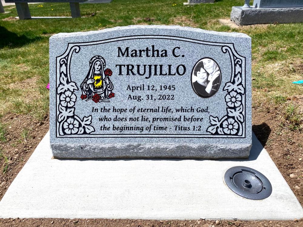 Individual Slants by Utah Headstone Design